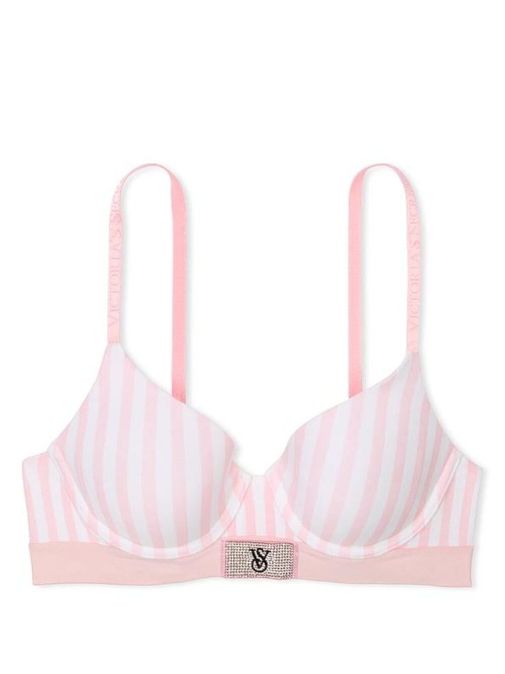 New! Victoria’s Secret Stripe Demi Shine Bra Size 36DDD 34672